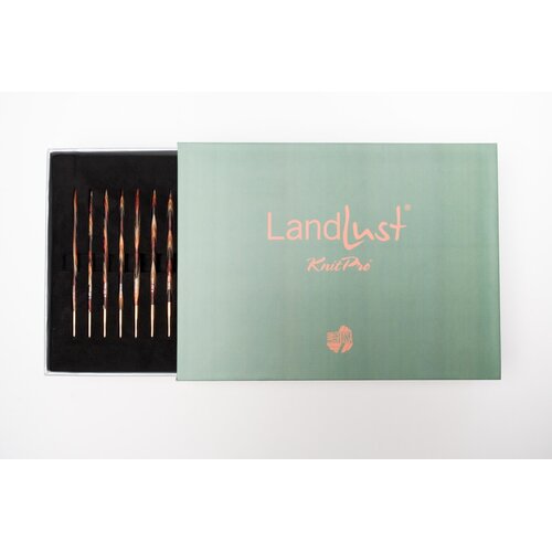 KnitPro, Lana Grossa Verwisselbare rondbreinaalden set Landlust hout 3.5-8mm KnitPro, Lana Grossa Verwisselbare rondbreinaalden set Landlust hout 3.5-8mm