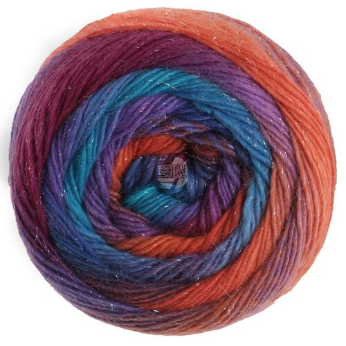 Lana Grossa Meilenweit 100 Colormix Sparks 7616