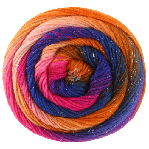 Lana Grossa Meilenweit 100 Color Mix  Sparks 7619