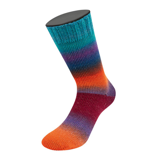 Lana Grossa Meilenweit 100 Color Mix  Sparks 7616