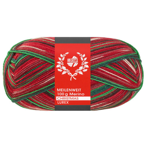 Lana Grossa Meilenweit Merino Christmas Lurex 6809