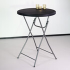 Table haute mange debout noir 80cm