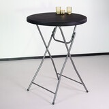 Lizzely Garden & Living Table haute mange debout noir 80cm Lizzely Garden & Living Table haute mange debout noir 80cm