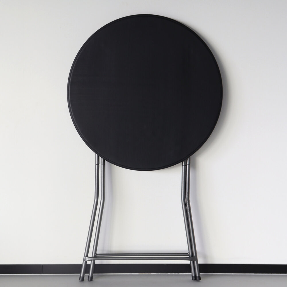 Table haute mange debout noir 80cm