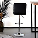 Lizzely Garden & Living Tabouret de bar Anel simili cuir noir Lizzely Garden & Living Tabouret de bar Anel simili cuir noir