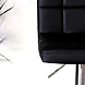 Lizzely Garden & Living Tabouret de bar Anel simili cuir noir Lizzely Garden & Living Tabouret de bar Anel simili cuir noir