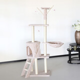 Lizzely Garden & Living Arbre à chat Saar beige griffoir Lizzely Garden & Living Arbre à chat Saar beige griffoir