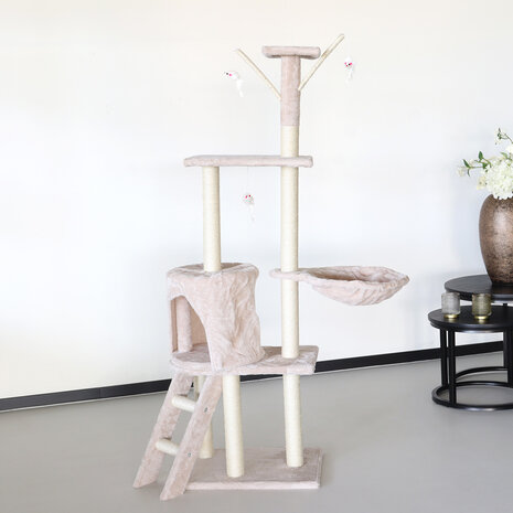 Lizzely Garden & Living Arbre à chat Saar beige griffoir