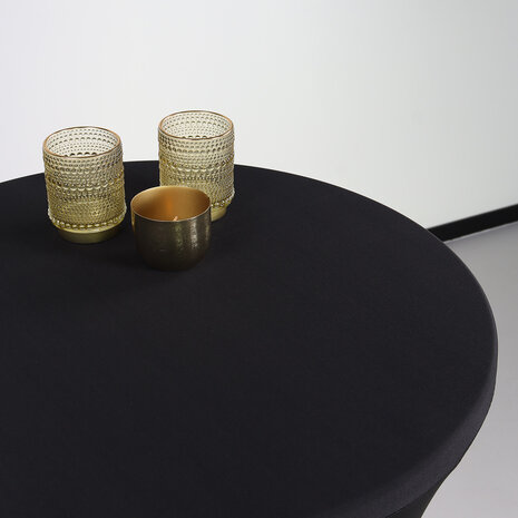 Lizzely Garden & Living Housse pour table haute mange debout 60cm noir Lizzely Garden & Living Housse pour table haute mange debout 60cm noir