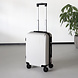 Lizzely Garden & Living Valise blanc bagage à main 55cm 4 roulettes avec code valise cabine Lizzely Garden & Living Valise blanc bagage à main 55cm 4 roulettes avec code valise cabine