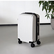 Lizzely Garden & Living Valise blanc bagage à main 55cm 4 roulettes avec code valise cabine Lizzely Garden & Living Valise blanc bagage à main 55cm 4 roulettes avec code valise cabine