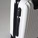 Lizzely Garden & Living Valise blanc bagage à main 55cm 4 roulettes avec code valise cabine Lizzely Garden & Living Valise blanc bagage à main 55cm 4 roulettes avec code valise cabine