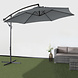 Lizzely Garden & Living Parasol déporté acier gris foncé diamètre 3m Lizzely Garden & Living Parasol déporté acier gris foncé diamètre 3m