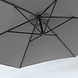 Lizzely Garden & Living Parasol déporté acier gris foncé diamètre 3m Lizzely Garden & Living Parasol déporté acier gris foncé diamètre 3m