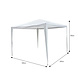 Lizzely Garden & Living Tente de réception 3x3m blanc budget sans parois latérales tonnelle de jardin Lizzely Garden & Living Tente de réception 3x3m blanc budget sans parois latérales tonnelle de jardin
