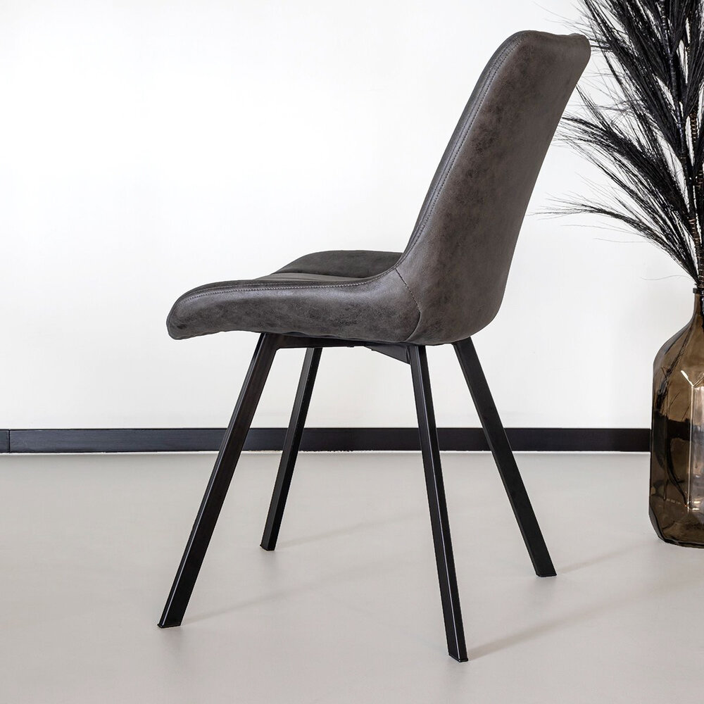 Chaise de salle à manger Susta gris Chaise de salle à manger Susta gris