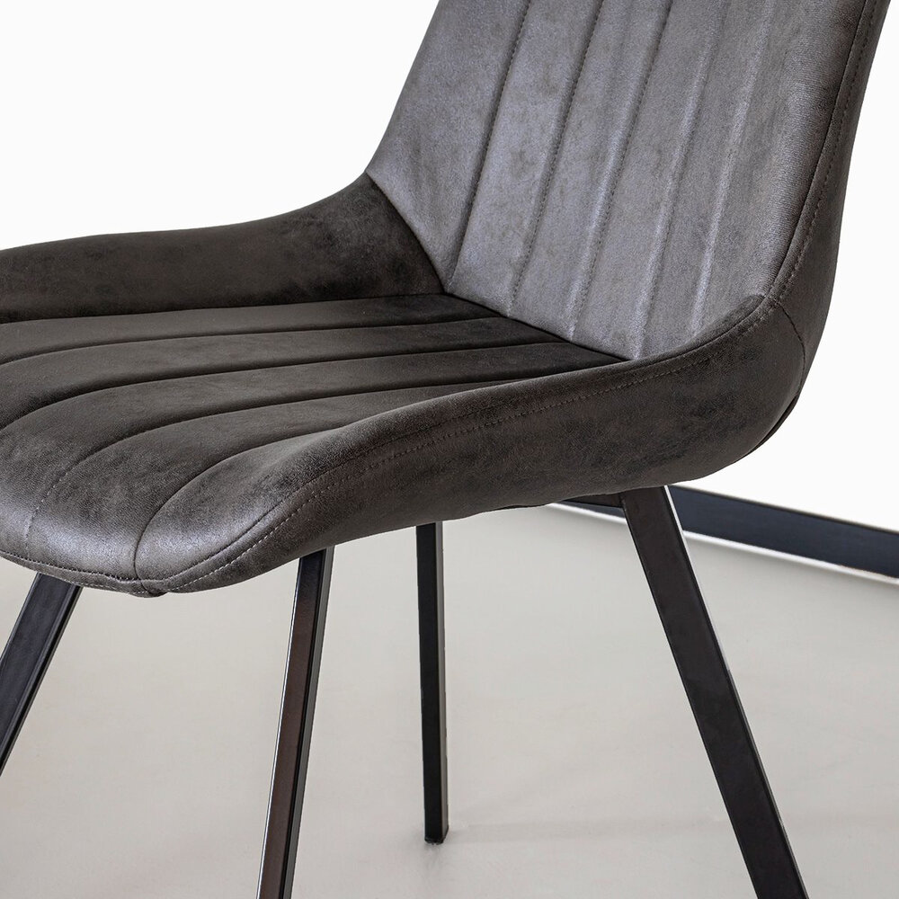 Chaise de salle à manger Susta gris Chaise de salle à manger Susta gris