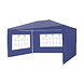 Lizzely Garden & Living Tente de réception 3x4m bleu budget tonnelle de jardin Lizzely Garden & Living Tente de réception 3x4m bleu budget tonnelle de jardin