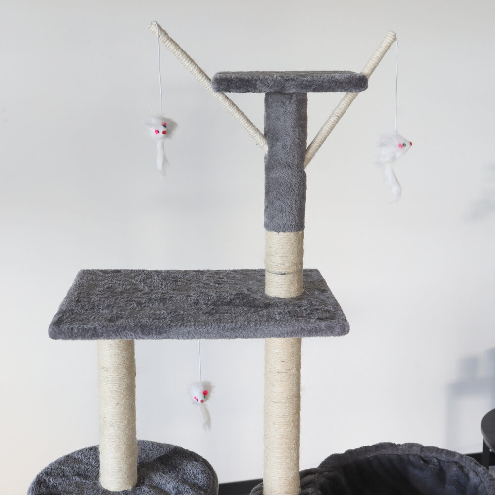 Arbre à chat Saar gris griffoir