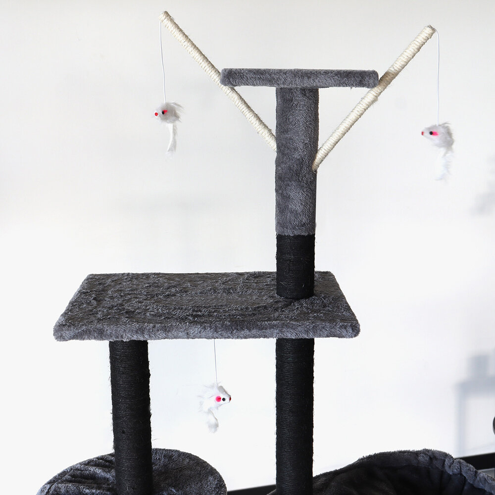Arbre à chat Saar noir/gris griffoir Arbre à chat Saar noir/gris griffoir
