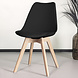 Lizzely Garden & Living Chaise de salle à manger avec rembourrage à l’assise noir Lizzely Garden & Living Chaise de salle à manger avec rembourrage à l’assise noir