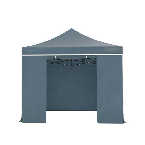 Lizzely Garden & Living Tonnelle de jardin Easy Up pliable luxe 3x3m gris Lizzely Garden & Living Tonnelle de jardin Easy Up pliable luxe 3x3m gris