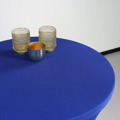 Lizzely Garden & Living Housse pour table haute mange debout 60cm bleu Lizzely Garden & Living Housse pour table haute mange debout 60cm bleu