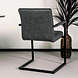 Lizzely Garden & Living Chaise de salle à manger Kuge Design anthracite avec accoudoirs Lizzely Garden & Living Chaise de salle à manger Kuge Design anthracite avec accoudoirs
