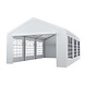 Lizzely Garden & Living Tente de réception 4x6m semi professionnelle 180 gr/m² PE blanc tonnelle de jardin Lizzely Garden & Living Tente de réception 4x6m semi professionnelle 180 gr/m² PE blanc tonnelle de jardin