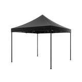 Lizzely Garden & Living Tonnelle de jardin Easy Up pliable luxe 3x3m noir sans parois latérales Lizzely Garden & Living Tonnelle de jardin Easy Up pliable luxe 3x3m noir sans parois latérales