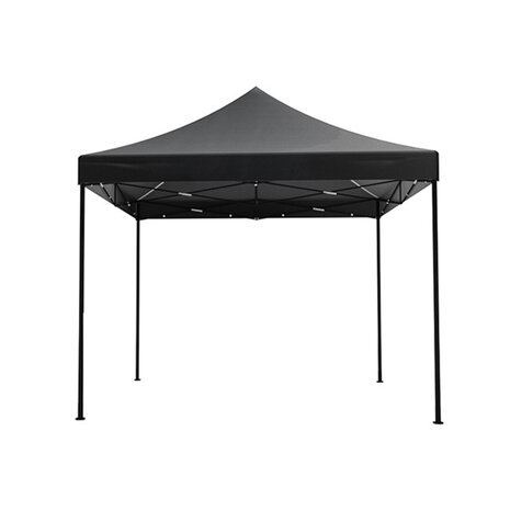 Lizzely Garden & Living Tonnelle de jardin Easy Up pliable luxe 3x3m noir sans parois latérales
