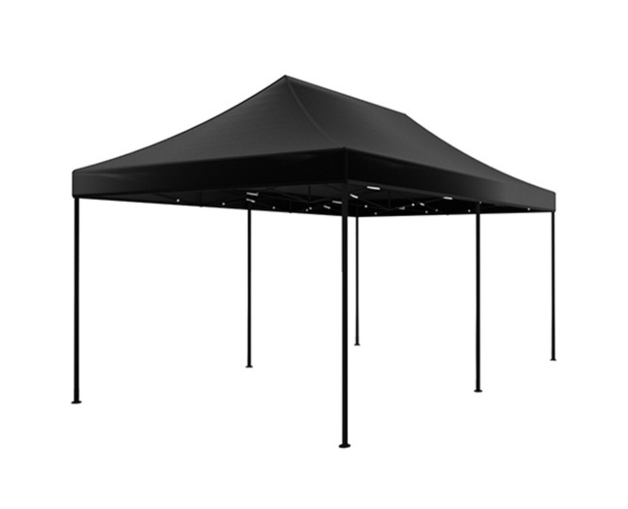 Tonnelle de jardin Easy Up pliable luxe 3x6m noir Tonnelle de jardin Easy Up pliable luxe 3x6m noir