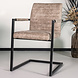 Lizzely Garden & Living Chaise de salle à manger Kuge Design beige avec accoudoirs Lizzely Garden & Living Chaise de salle à manger Kuge Design beige avec accoudoirs