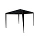 Lizzely Garden & Living Tente de réception 3x3m noir budget sans parois latérales tonnelle de jardin Lizzely Garden & Living Tente de réception 3x3m noir budget sans parois latérales tonnelle de jardin