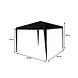 Lizzely Garden & Living Tente de réception 3x3m noir budget sans parois latérales tonnelle de jardin Lizzely Garden & Living Tente de réception 3x3m noir budget sans parois latérales tonnelle de jardin