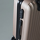 Lizzely Garden & Living Valise champagne bagage à main 55cm 4 roulettes avec code valise cabine Lizzely Garden & Living Valise champagne bagage à main 55cm 4 roulettes avec code valise cabine