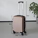 Lizzely Garden & Living Valise champagne bagage à main 55cm 4 roulettes avec code valise cabine Lizzely Garden & Living Valise champagne bagage à main 55cm 4 roulettes avec code valise cabine