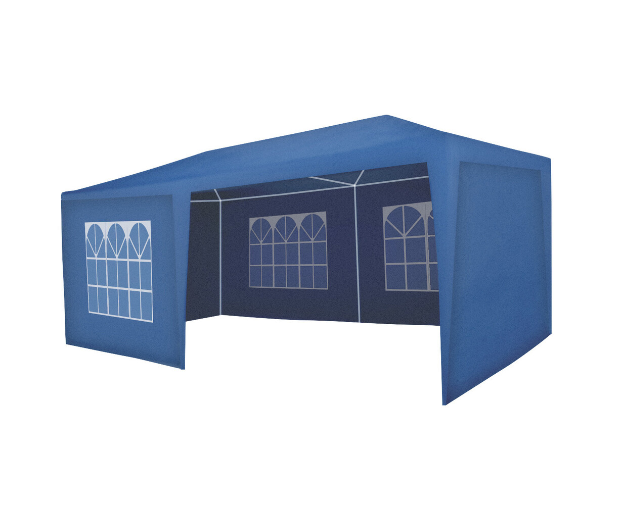 Tente de réception 3x6m bleu foncé budget tonnelle de jardin