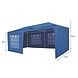 Lizzely Garden & Living Tente de réception 3x6m bleu foncé budget tonnelle de jardin Lizzely Garden & Living Tente de réception 3x6m bleu foncé budget tonnelle de jardin