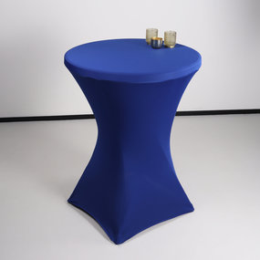 Lizzely Garden & Living Housse pour table haute mange debout 80cm bleu