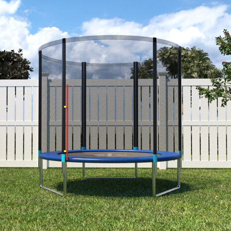 Trampoline 244cm avec filet de protection 