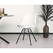 Lizzely Garden & Living Chaise de salle à manger Avy blanc avec rembourrage à l'assise Lizzely Garden & Living Chaise de salle à manger Avy blanc avec rembourrage à l'assise