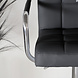 Lizzely Garden & Living Tabouret de bar Anel simili cuir noir avec accoudoirs Lizzely Garden & Living Tabouret de bar Anel simili cuir noir avec accoudoirs