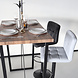 Lizzely Garden & Living Table de bar industrielle Djax MDF bois 120cm table haute Lizzely Garden & Living Table de bar industrielle Djax MDF bois 120cm table haute
