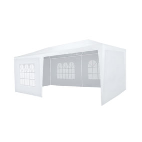 Lizzely Garden & Living Tente de réception 3x6m blanc budget tonnelle de jardin Lizzely Garden & Living Tente de réception 3x6m blanc budget tonnelle de jardin