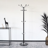 Lizzely Garden & Living Porte-manteau sur pied Jan 16 crochets porte manteau