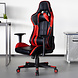 Lizzely Garden & Living Fauteuil de jeu et de bureau ergonomique Proza rouge et noir Lizzely Garden & Living Fauteuil de jeu et de bureau ergonomique Proza rouge et noir