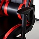 Lizzely Garden & Living Fauteuil de jeu et de bureau ergonomique Proza rouge et noir Lizzely Garden & Living Fauteuil de jeu et de bureau ergonomique Proza rouge et noir