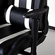 Lizzely Garden & Living Fauteuil de jeu et de bureau ergonomique Prozo noir et blanc Lizzely Garden & Living Fauteuil de jeu et de bureau ergonomique Prozo noir et blanc