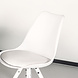 Lizzely Garden & Living Chaise de salle à manger Liv blanc avec rembourrage à l’assise Lizzely Garden & Living Chaise de salle à manger Liv blanc avec rembourrage à l’assise